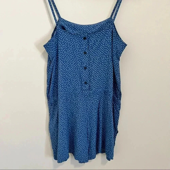 Levi’s Blue Polka Dot  Tie Waist Romper - Picture 6 of 10